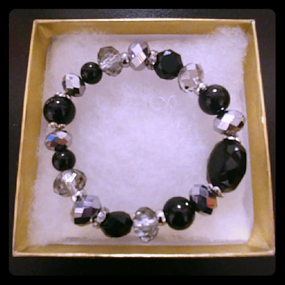 Jewelry - Midnight Crystal Metallic Bracelet